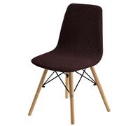 ZZDZW Coprisedie con Schienale 2/4/6 Pezzi, Copri Sedie da Cucina, Coprisedie Elasticizzato, Coprisedia AntiGraffio Gatto, Copri Sedia Soggiorno, Coprisedie Universali Sala da Pranzo(caffè,Set of 4)