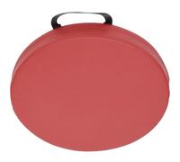 ZZDZW Cuscino da Sedia Rotondo 5cm Spesso Morbido Confortevole, Ecopelle PU Impermeabile con Cerniera Nascosta, Interni Esterni(Marrone,39cm)