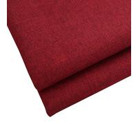 ZZDZW Tessuti E Stoffe A Metro, Larg (150 CM), Linen Fabric Tessuto al Metro Cotone Lino per Divani Arredo Cucito Fodere Tende Patchwork Stoffa Tinta Unita per Cucire Biancheria(Rosso)