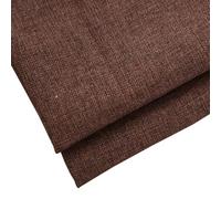 ZZDZW Tessuti E Stoffe A Metro, Larg (150 CM), Linen Fabric Tessuto al Metro Cotone Lino per Divani Arredo Cucito Fodere Tende Patchwork Stoffa Tinta Unita per Cucire Biancheria(caffè Scuro)