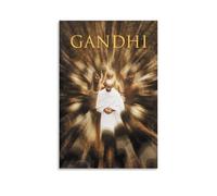 ZZFHLBSC Gandhi, poster su tela con film classici e serie TV, decorazione da parete, dipinti per camera da letto, poster da appendere, 50 x 75 cm, senza cornice