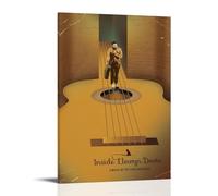 ZZFHLBSC Inside Llewyn Davis - Poster su tela con film classici e serie TV, decorazione da parete, per camera da letto, 20 x 30 cm, con cornice