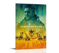ZZFHLBSC Mad Max - Poster su tela di film e serie TV classici ad alto punteggio, decorazione da parete, dipinti da appendere per camera da letto, 40 x 60 cm, con cornice