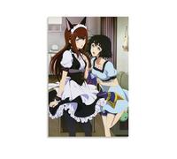 ZZFHLBSC Poster su tela a tema anime Steins;Gate 0, classico e con buona reputazione, decorazione artistica da parete per camera da letto, 20 x 30 cm, senza cornice