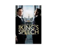 ZZFHLBSC Poster su tela con film classici e serie TV di The King's Speech, decorazione da parete per camera da letto, poster da appendere, 50 x 75 cm, senza cornice