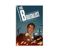 ZZFHLBSC Poster su tela con film e serie TV di The Brutalist, decorazione da parete per camera da letto, 50 x 75 cm, senza cornice