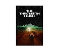 ZZFHLBSC Poster su tela con il tredicesimo piano di film e serie TV classici, decorazione da parete, dipinti per camera da letto, poster da appendere, 20 x 30 cm, senza cornice
