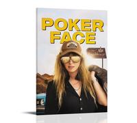 ZZFHLBSC Poster su tela con motivo "Poker Face" di film classici e serie TV, decorazione da parete, per camera da letto, 30 x 45 cm, con cornice