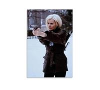 ZZFHLBSC Poster su tela con scritta "The Long Kiss Goodnight" con film e serie TV classici, decorazione da parete, per camera da letto, 50 x 75 cm, senza cornice