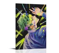 ZZFHLBSC Thus Spoke Kishibe Rohan - Poster su tela a tema anime classico ed eccezionale, decorazione artistica da parete, per camera da letto, 30 x 45 cm, con cornice