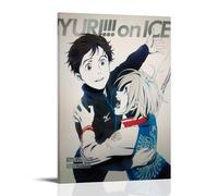 ZZFHLBSC Yuri on Ice - Poster su tela a tema anime, classico ed eccezionale, decorazione artistica da parete, per camera da letto, 30 x 45 cm, con cornice