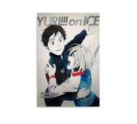 ZZFHLBSC Yuri on Ice - Poster su tela a tema anime, classico ed eccezionale, decorazione artistica da parete, per camera da letto, 60 x 90 cm, senza cornice