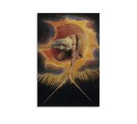 ZZFIAY William Blake Urizen Poster su tela impermeabile, anti-impronte, resistente all'usura, pittura decorativa di lunga durata e durevole, adatto per ingresso corridoio senza cornice, stile 50 x 75