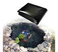 ZZGZZG Rivestimento Laghetto Nero 1650 x 2500 cm in HDPE Gardens Pools Membrane Pre Tagliato per Piscina Giardino Laghetti, Fontane, Giardini Acquatici e Cascate, Nero