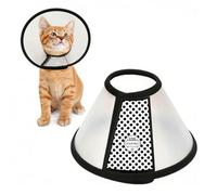 ZZHBOO 1 Pezzo, Cerchio di Elisabetta per Gatti e Cani, Collare Protettivo Anti-Morso e Graffi, Collare Post-Operatorio e per Toelettatura, per Animali Domestici, Bianco