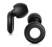 ZZHBOO 1 Tappi per le Orecchie in Silicone Tedesco, Ultra Confortevoli e Super Isolanti per Dormire, Protezione dal Rumore, per Sonno Profondo, Studio e Contro il Russare, 1.5 cm, Nero