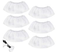 ZZHBOO 6 Pezzi Panno per Pulire in Microfibra, Panno Lavabile ad Assorbimento Elevato, per Karcher SV7 Pulitrice a Vapore, Accessori per Straccio a Vapore, 19x9 cm