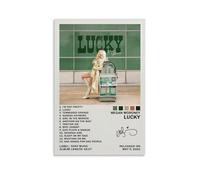 ZZHCMP Lucky-Megan MoroneyMurale, poster su tela, decorazione per soggiorno, camera da letto e ufficio, antivegetativa, impermeabile, a prova di umidità, regalo per giovani, senza cornice, 30 x 45 cm