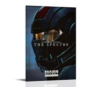 ZZHCMP Mass EffectMural - Poster su tela per soggiorno, camera da letto e ufficio, antivegetativa, impermeabile, a prova di umidità, regalo per giovani, stile cornice, 40 x 60 cm