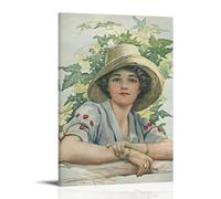 ZZHCMP Poster su tela con Charles Allan Gilbert, decorazione per soggiorno, camera da letto e ufficio, antivegetativa, impermeabile, a prova di umidità, regalo per giovani, stile cornice, 60 x 90 cm