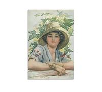 ZZHCMP Poster su tela con Charles Allan Gilbert, decorazione per soggiorno, camera da letto e ufficio, antivegetativa, impermeabile, a prova di umidità, regalo per giovani, senza cornice, 20 x 30 cm