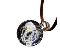ZZHIWEENHUJPOD Sfera di vetro dell'universo del cielo stellato, ornamento di cristallo dell'occhio dell'oceano, nuovo universo esotico stellato, Misura unica, Vetro, vetro