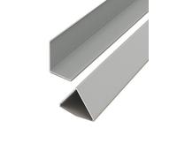 ZZHKVYUMH Protezione angolare in Lega di Alluminio for pareti - 0,39'' L x 39,4'' L - Protezione for Bordi for mobili, Scale e pareti 1 pz(Light Gray,1x120cm)