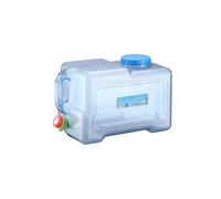 ZZHYTANG Contenitore d'Acqua in PC Alimentare con Rubinetto, Serbatoio d'Acqua Quadrato Portatile for Campeggio, Camper, Esterno, Escursionismo, Tubo prolunga Spazzola per la Pulizia(18 L)