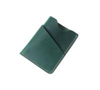 ZZHYTANG Custodia Per Carte, Mini Portafoglio Tascabile Per Le Donne E Gli Uomini, Multifunzione Retrò Lussuoso Cuoio Azienda Porta Carta Di Credito(verde)