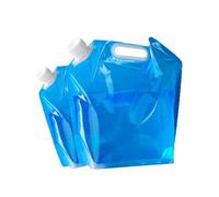 ZZHYTANG Sacca d'Acqua Pieghevole, Contenitore d'Acqua Portatile con Maniglia, Borraccia Ermetica for Campeggio, Escursionismo, Viaggio, 5L/10L(5L+10L)