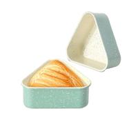ZZHYTANG Stampo for Toast Triangolare, Facile Da Pulire Sicurezza Durevole Stampo Antiaderente for Toast, Pane, Torte, Pasticcini, Cheese Cake E Mousse(2 pcs)
