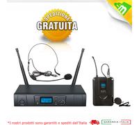 ZZIPP TXZZ601 Radiomicrofono Archetto Digitale Wireles UHF