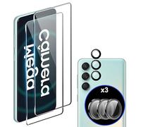 zZjoOoj 2 pellicole proteggi schermo per Samsung Galaxy M55 5G + 3 pellicole proteggi schermo HD con durezza 9H