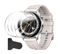 zZjoOoj 4 pellicole protettive per OnePlus Watch Lite, bordi curvati, antigraffio, pellicola protettiva HD con morbida pellicola protettiva in TPU