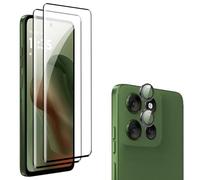 zZjoOoj Compatibile con Motorola Moto G56 5G per Vetro Temperato, 2 Pellicole Protettive 3D e 2 Pellicole in Vetro Temperato per Fotocamera, Durezza 9H, Antigraffio, HD
