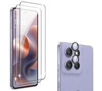 zZjoOoj Compatibile con Motorola Moto G86 5G/ G86 Power 5G per Vetro Temperato, 2 Pellicole Protettive 3D e 2 Pellicole in Vetro Temperato per Fotocamera, Durezza 9H, Antigraffio, HD