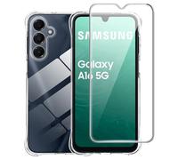 zZjoOoj Cover Compatible with Samsung Galaxy A16 5G, Cover antiurto Custodia piu Vetro temperato Compatible with Protezione Galaxy A16 5G Pellicola protettiva,mit Protezione della Fotocamera,HD Clear