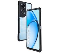 zZjoOoj Cover for OPPO A60 4G, Soft TPU + PC Shockproof Mobile Phone Case Trasparente, Air Cushion Anti Drop,Camera Protection,Slim and Lightweight - Nero