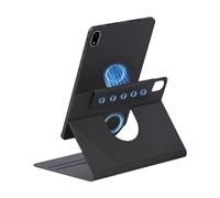 zZjoOoj Custodia Protettiva OnePlus Pad 3 con Rotazione 360° e Magnetica, Supporto Regolabile, Modalità di Sospensione Intelligente e Chiusura Magnetica - Nero