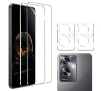 zZjoOoj Vetro Temperato per OPPO A79 5G,2 Pezzi Pellicola Protettiva + 2 Pezzi Pellicola Fotocamera,HD Trasparente, Antigraffio.