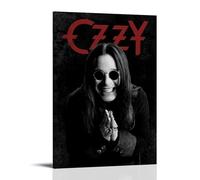 ZZJXYSCP Ozzy Osbourne Music Albums di artisti popolari, poster su tela, decorazione artistica da parete, per camera da letto, 30 x 45 cm, con cornice