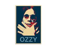 ZZJXYSCP Poster su tela con album musicali di Ozzy Osbourne di artisti popolari, decorazione artistica da parete, per camera da letto, 30 x 45 cm, senza cornice