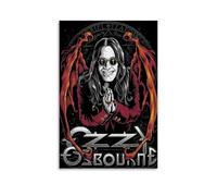 ZZJXYSCP Poster su tela con album musicali di Ozzy Osbourne di artisti popolari, decorazione artistica da parete, per camera da letto, 50 x 75 cm, senza cornice