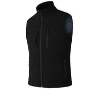 Zzkouine Gilet da Pesca All'aperto Leggero Traspirante Multi-pocket Gilet Senza Maniche Reporter Giacca da Caccia Fotografi Gilet da Escursionismo e Attività-black-M