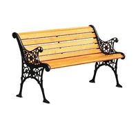 ZZlei2yu-12 Panchina da Giardino Panca da giardino in ghisa, una panca da esterno resistente adatta a terrazze, portici, balconi a bordo piscina e parchi Mobili da Estern(180CM)