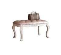 ZZlei2yu-12 Panchina Ingresso Panca da comodino vintage europea in pelle leggera di lusso da comodino, poggiapiedi, divano, sgabello, panca for scarpe for la casa Panca da Interni