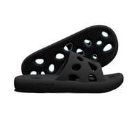 ZZlei2yu-12 Pantofole da Casa Fashion Unisex Shower Shoes Soft Lightweight Bath Slippers with Drainage Holes Quick Dry Non Slip Indoor Outdoor Use(Nero,Alpha X-Large)