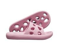 ZZlei2yu-12 Pantofole da Casa Fashion Unisex Shower Shoes Soft Lightweight Bath Slippers with Drainage Holes Quick Dry Non Slip Indoor Outdoor Use(Pink,Alpha Medium)