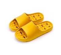 ZZlei2yu-12 Pantofole da Casa Personalità della moda Coppia Sandali che perdono Estate Tinta unita Casa Bagno interno Pantofole da massaggio con fondo spesso Femminile Ciabatte da Doccia(36-37)