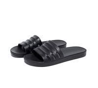 ZZlei2yu-12 Pantofole da Casa Personalità della moda Pantofole da casa Coppie estive Sandali da bagno Uomini e donne Al coperto Trascina una parola Trascina Ciabatte da Doccia(Nero,42)